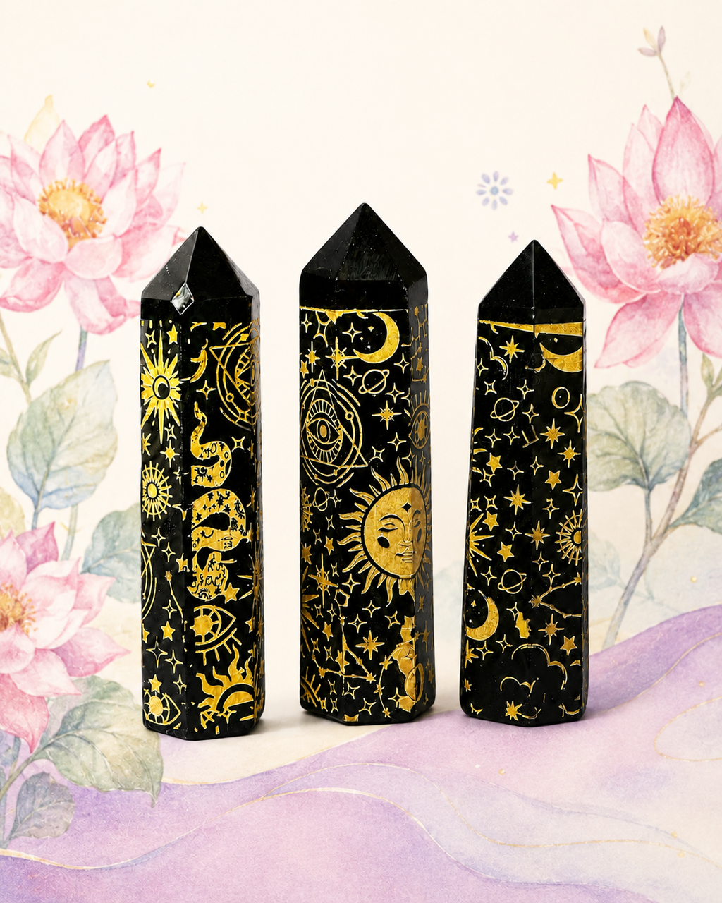 Selena's & Soleil's Sun And Moon Obsidian Tower
