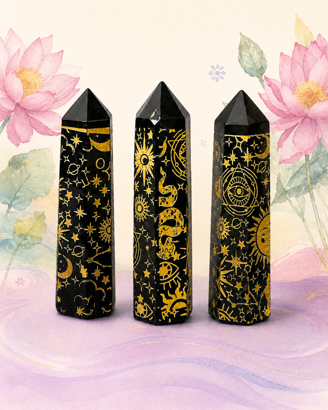 Selena's & Soleil's Sun And Moon Obsidian Tower