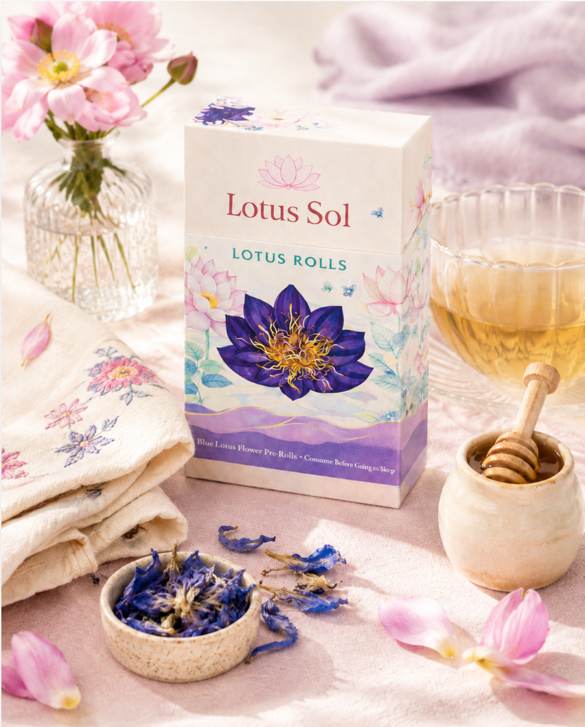 Hand-Rolled Lotus Flower